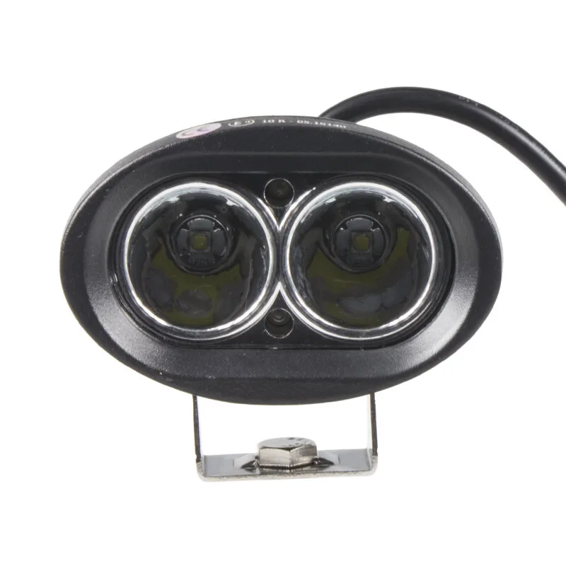 LED světlo oválné, 2x10W, 98x76x75mm, ECE R10 wl-807