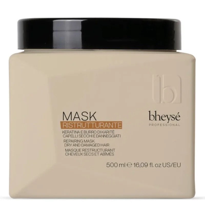 BHEYSÉ Professional Ristrutturante Mask 500ml - regeneračná maska na vlasy s keratínom