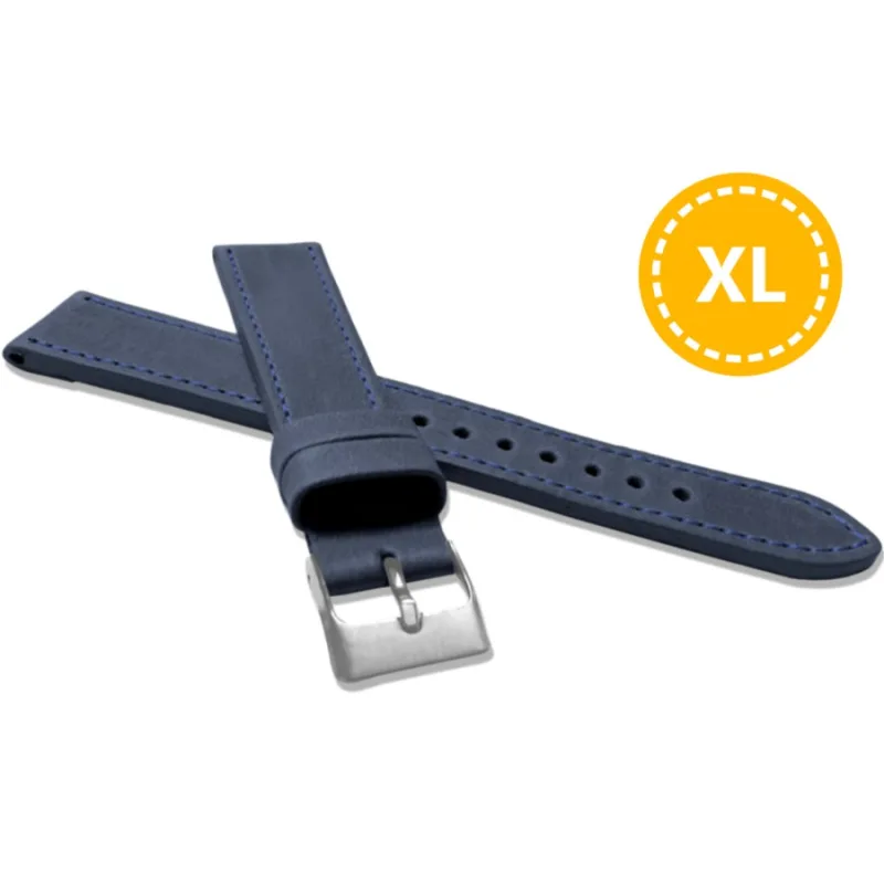 Kožený remienok na hodinky Sport Top Grain XXL LAVVU LSAXL20