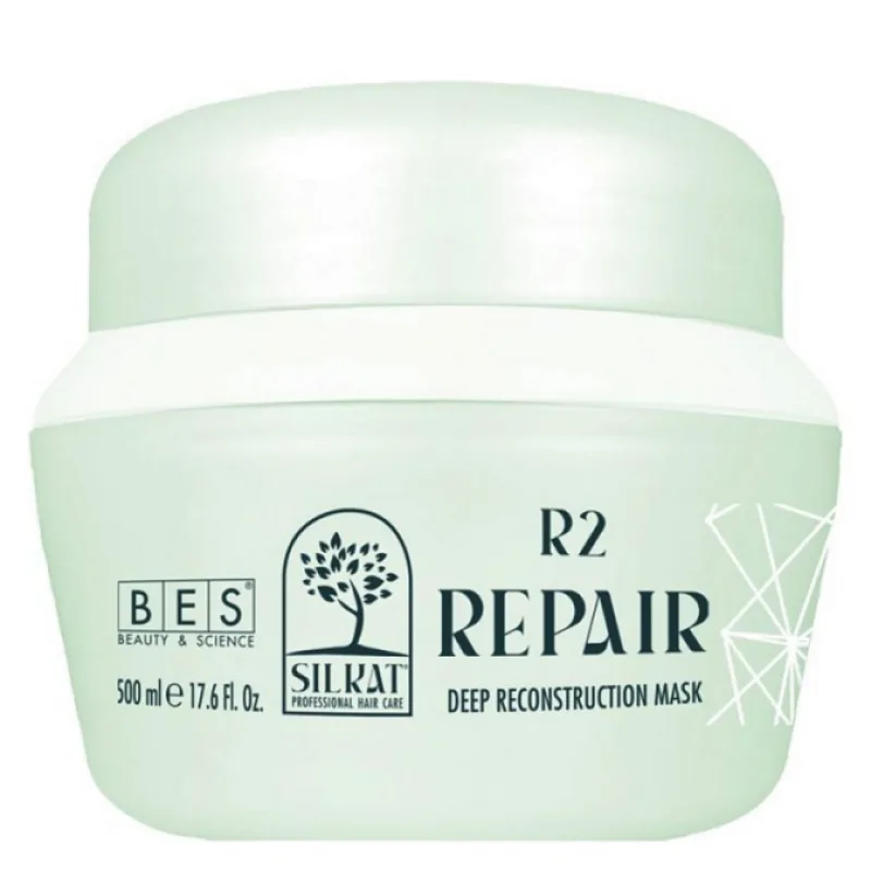 BES Silkat Repair R2 Deep Reconstruction Mask 500ml - Opravná kúra pre zničené vlasy