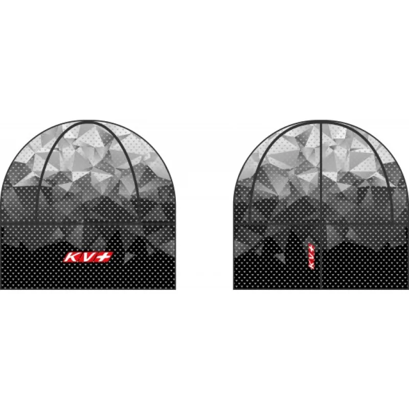 Běžecká čepice KV+ Premium hat černo/šedá