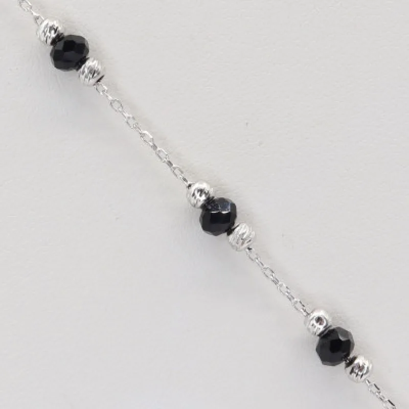 Strieborný náramok na nohu KA B1985