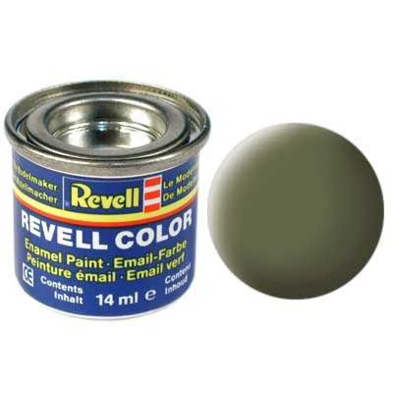 Revell Farba emailová - 32168: matná tmavo zelená (dark green mat RAF)