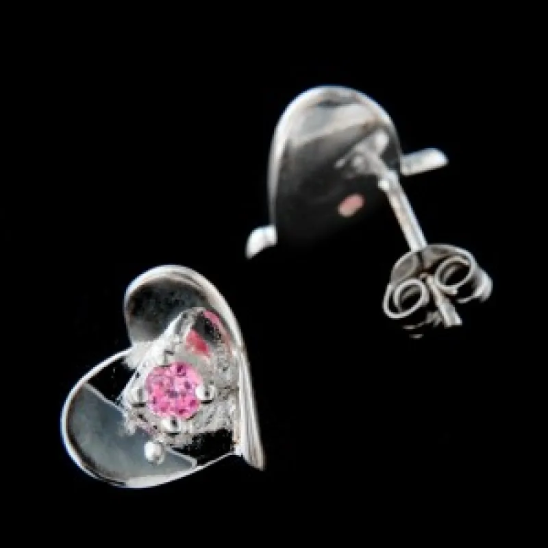 Strieborné náušnice na puzety KA E352