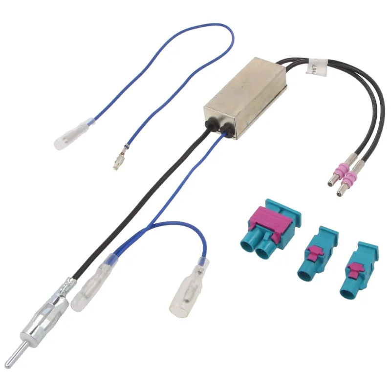 2DIN Anténní adaptér - dvojitá FAKRA / 2x FAKRA zásuvka a DIN vidlice CE015