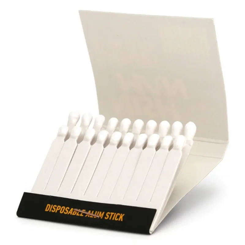 NISH MAN Disposable Alum Stick 20ks - Kamencové zápalky po holení pri porezaní