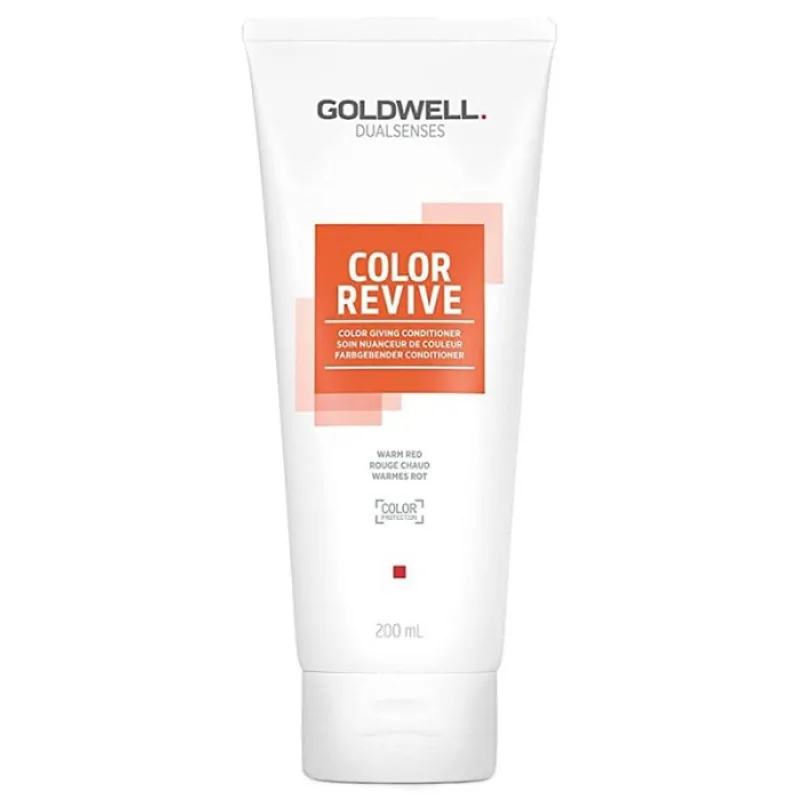 GOLDWELL Dualsenses Color Revive Conditioner 200ml - farebný kondicionér - Warm Red