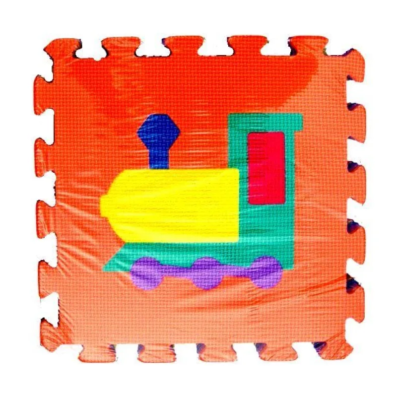Pěnový koberec Dopravní prostředky 10 dílů, 30 x 30 cm