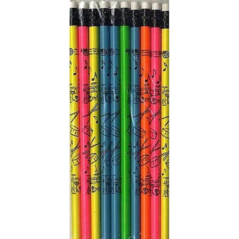 Aim Gifts Tužka s gumou - bicí (neon)