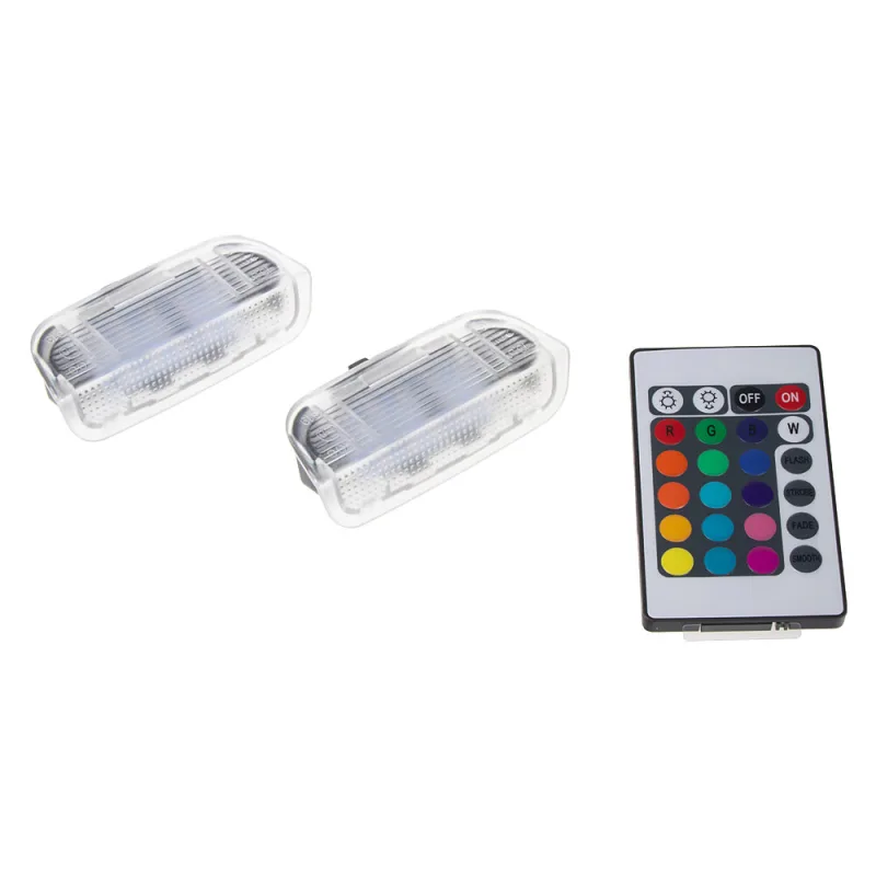 LED osvětlení do dveří VW, Seat, Škoda, Porsche, RGB 961vw07rgb