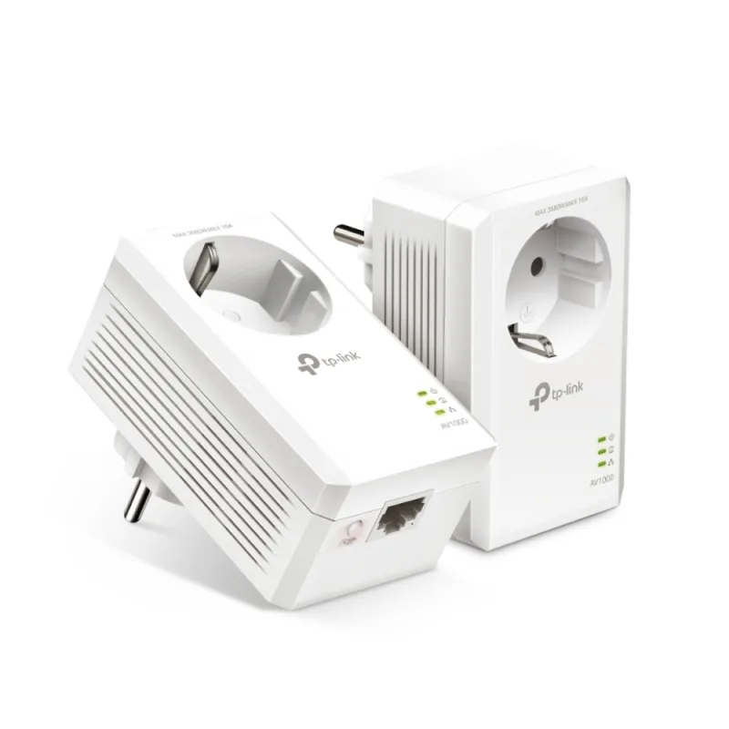 TP-Link TL-PA7017P KIT AV1000 Gb průchozí Powerline sada (2ks) TL-PA7017P KIT