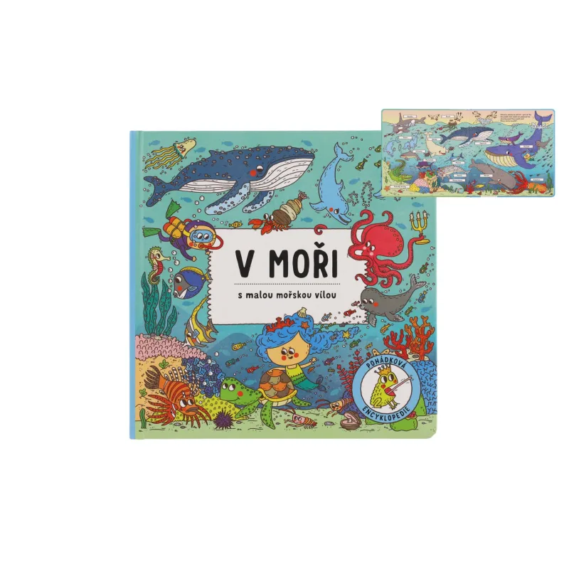 Albatros Knižka V mori s malou morskou vílou CZ text 23x23cm