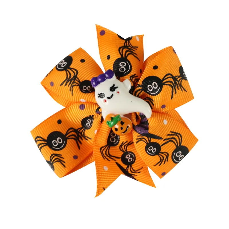 Rappa Spona do vlasů oranžová duch