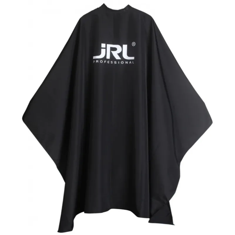 JRL Professional Black Cape - profesionálna barber pláštenka - čierna s logom JRL