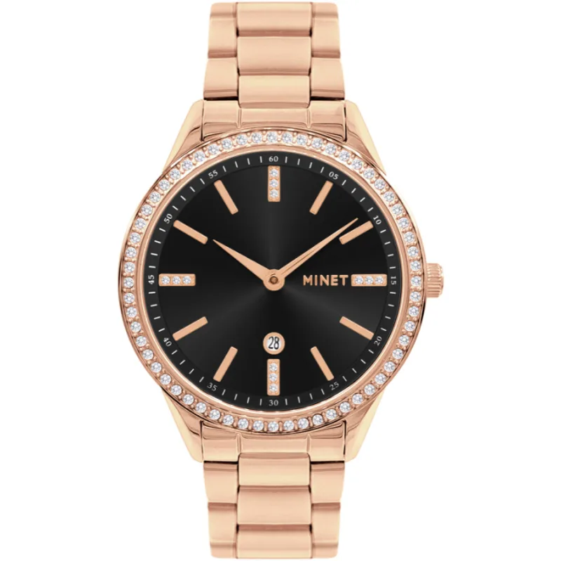 Ružovo-zlaté dámske hodinky AVENUE MINET MWL5309