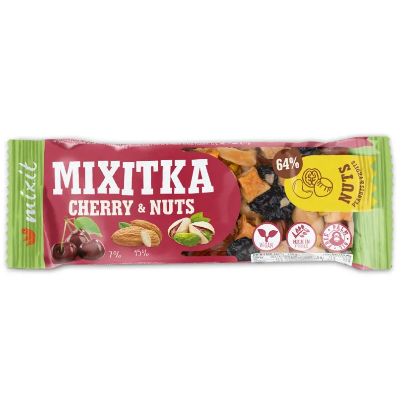Mixit Oriešková Mixitka - Višne + Pistácie 40g