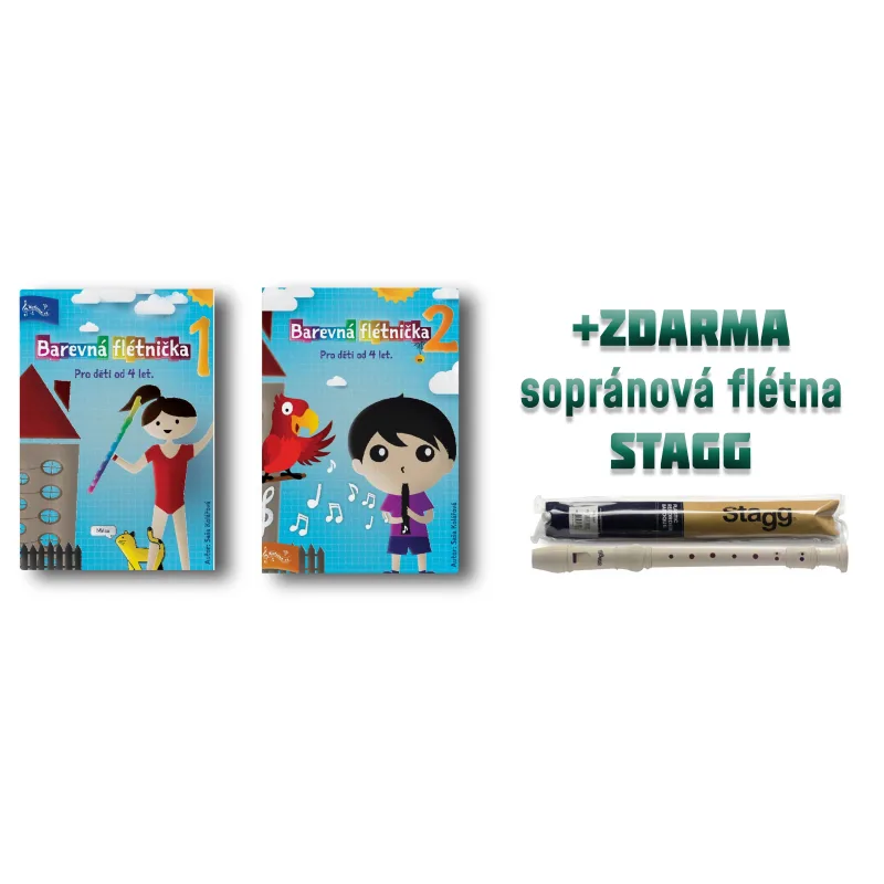 Notovna.cz Barevná flétnička 1 + 2