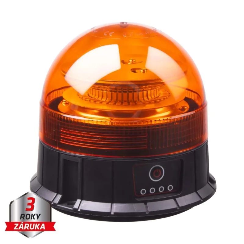 AKU LED maják, 39xLED oranžový, magnet, ECE R65 wlbat818