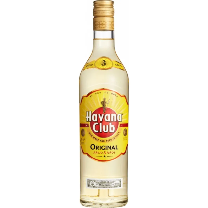 Havana Club Añejo 37,5% 3y 1 l (čistá fľaša)