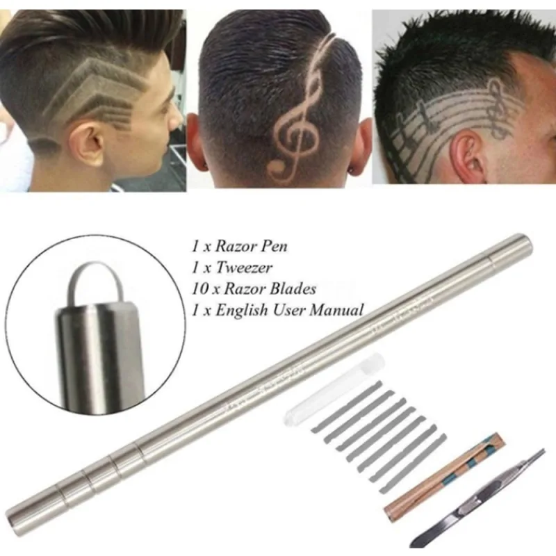 OSTATNÍ VÝROBCOVIA Ceruzka britva na kreslenie do vlasov HAIR TATTOO