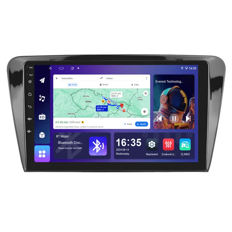 Isudar 2DIN autorádio T68B-IEV03 Android, Škoda Octavia III B117