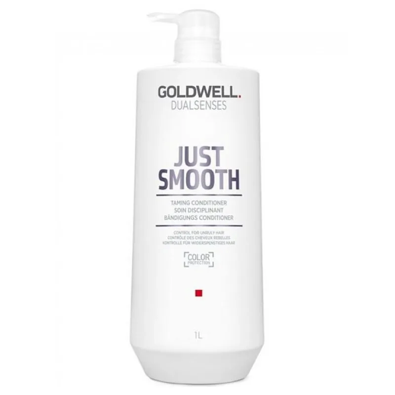 GOLDWELL Dualsenses Just Smooth Conditioner 1000ml - kondícií. pre uhladenie krepatých vlasov