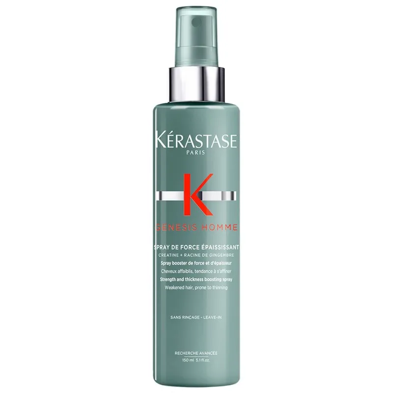 KÉRASTASE Genesis Homme Spray De Force 150ml - sprej pre objem oslabených vlasov pre mužov