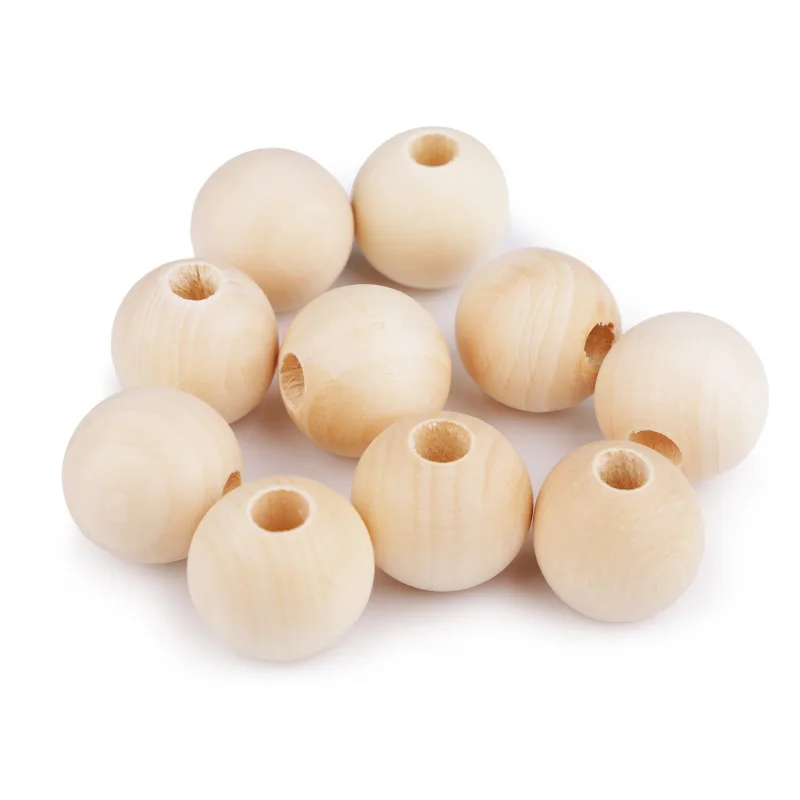 Drevená korálka Ø35mm - VÝHODNÉ BALENIE 10KS