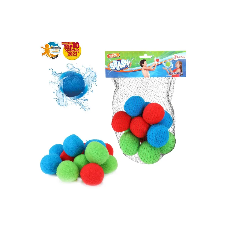 Teddies Vodné bomby 12ks látka 5cm v sieťke