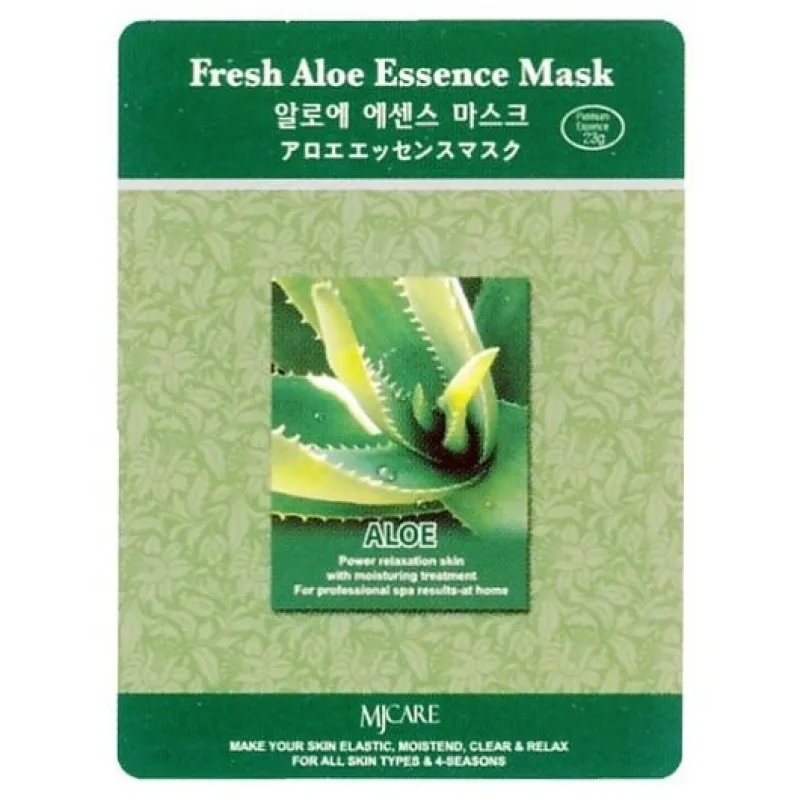 MJ CARE Fresh Aloe Pleťová maska s Aloe - uzdravuje, ochladzuje a zjemňuje pokožku