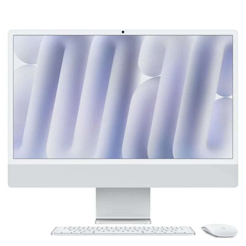 Apple iMac 24/23,5"/4480 x 2520/M4/24GB/512GB SSD/M4/Sequoia/Silver/1R MCR24SL/A