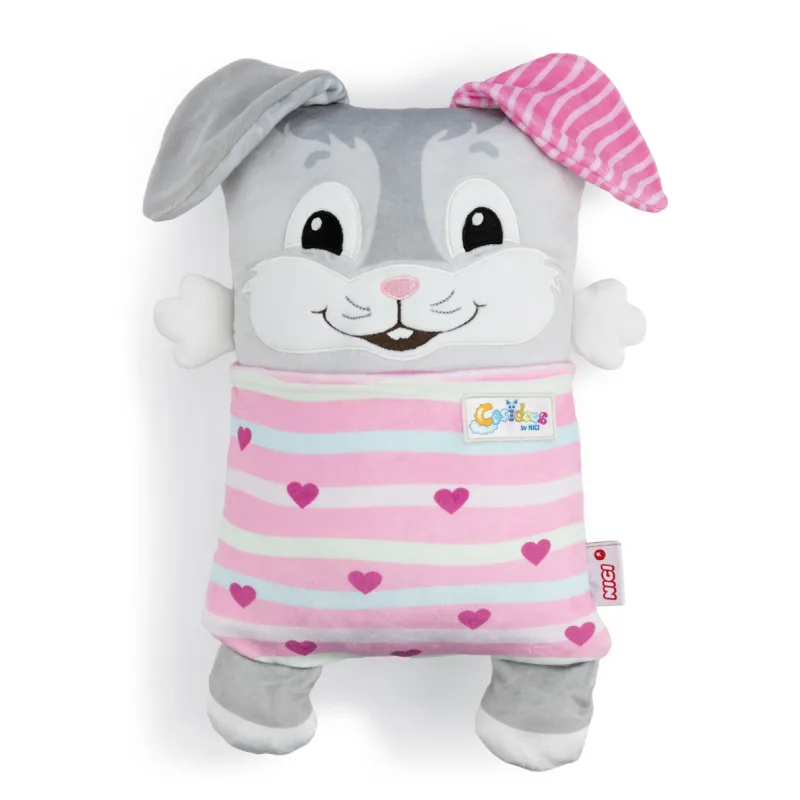 NICI Plyšová hračka Zajíček Cosidoos 30 x 20 x 11 cm, oboustranný motiv