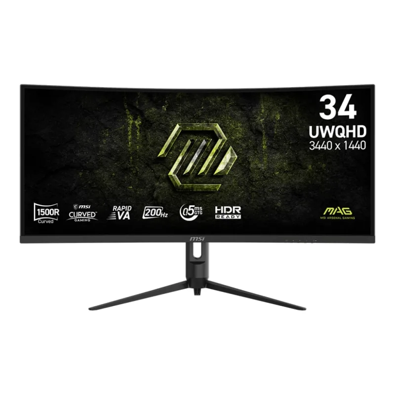 MSI MAG/342CQRF E20/34"/VA/wQHD/200Hz/0,5ms/Černá/3R MAG 342CQRF E20