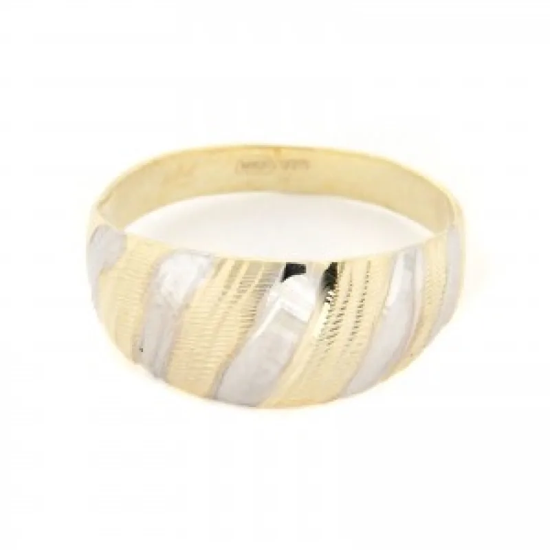 Zlatý prsteň z kombinovaného zlata KA R10157-1395, 59, 2.55 g