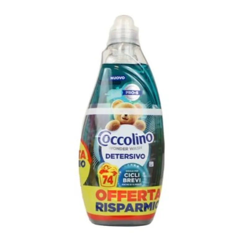 Coccolino DUOPACK Wonder Wash Ultra Clean prací gél 2x 1,48l na 37 pracích dávok