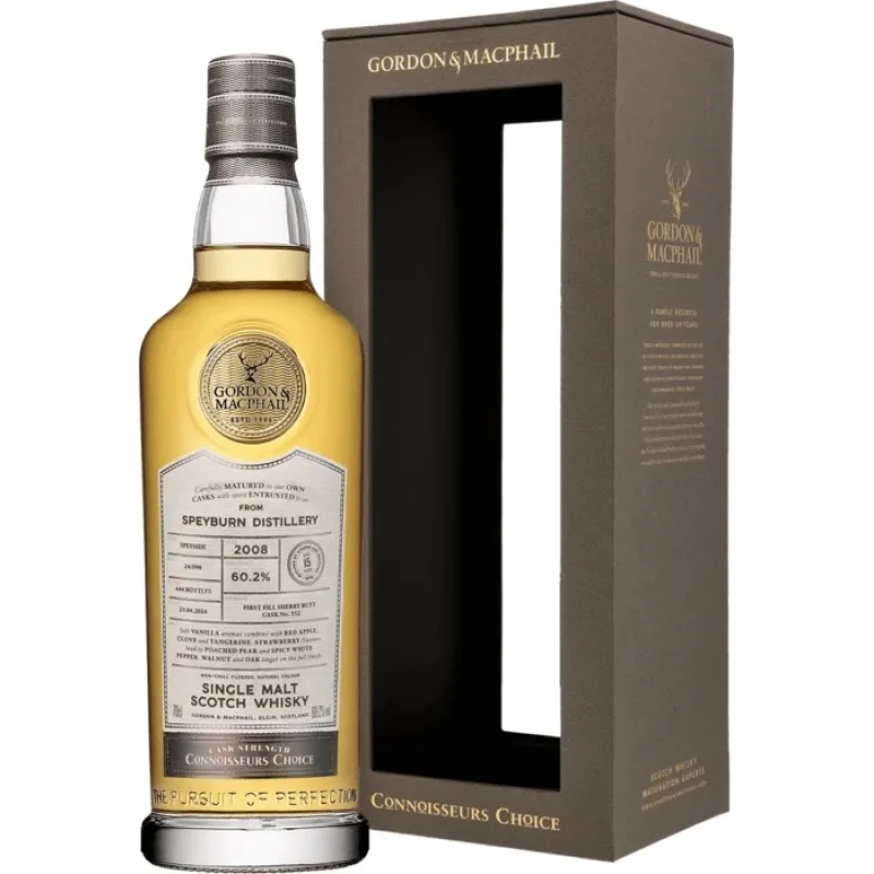 Gordon & Macphail Speyburn Connoisseurs Choice 2008 60,2% 0,7 l (kartón)