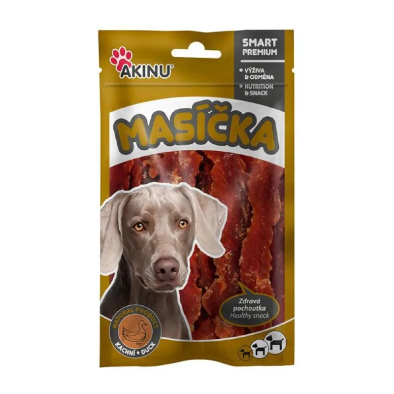 Akinu Kačacie prsíčka pre psov 75 g