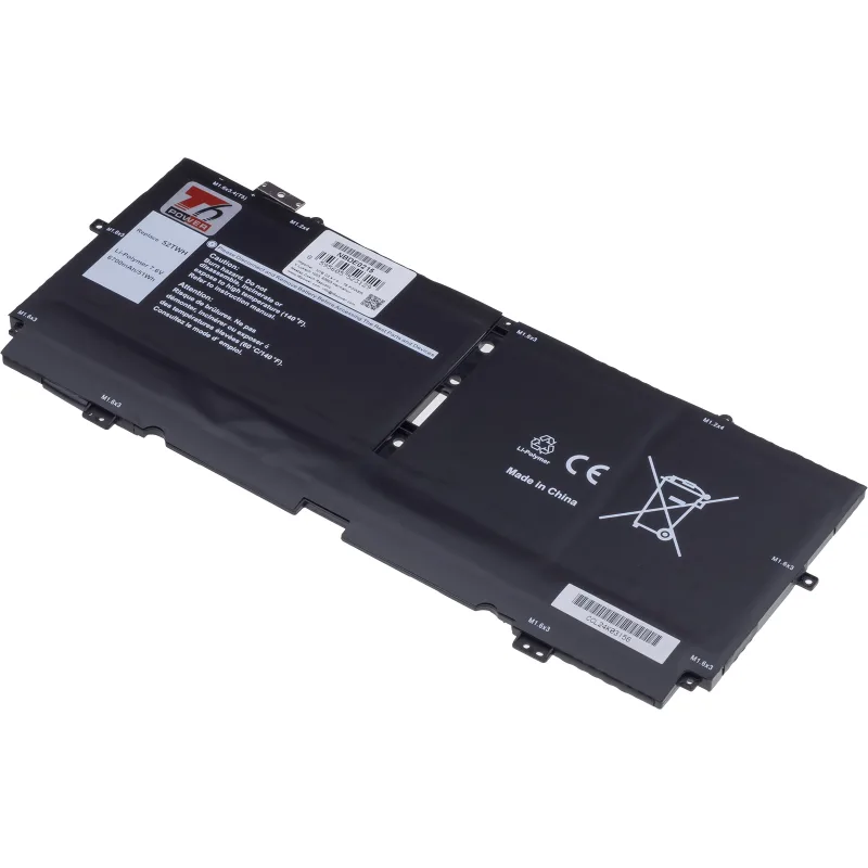 Baterie T6 Power Dell XPS 13 7390 2in1, 6700mAh, 51Wh, 4cell, Li-pol NBDE0215