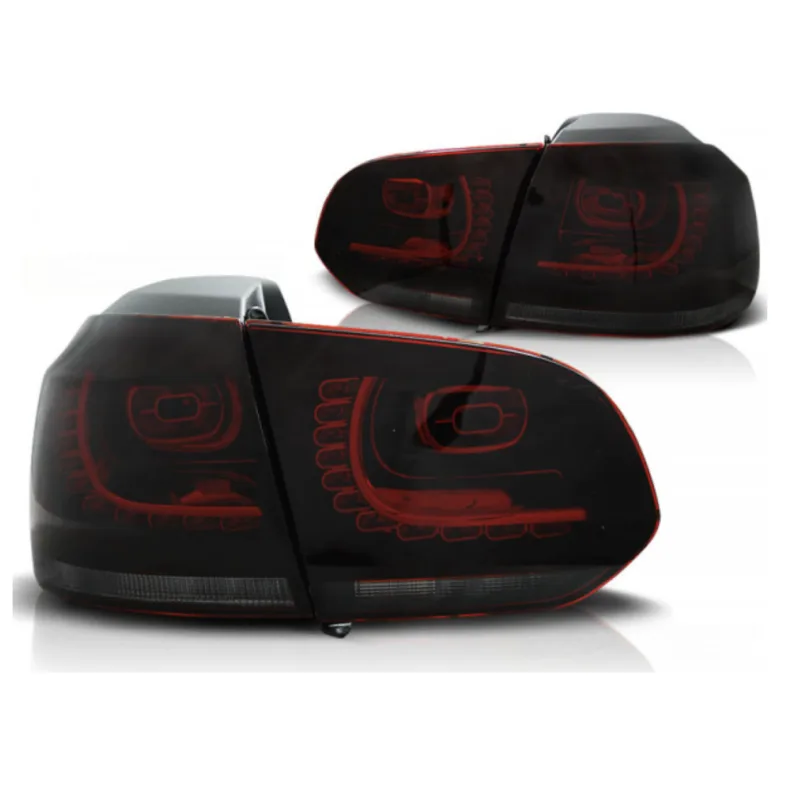 VLAND YAB-GEF-0183A Zadní LED světla VW Golf 6 hatchback Barva: Červená kouřová CHR1510_CER3