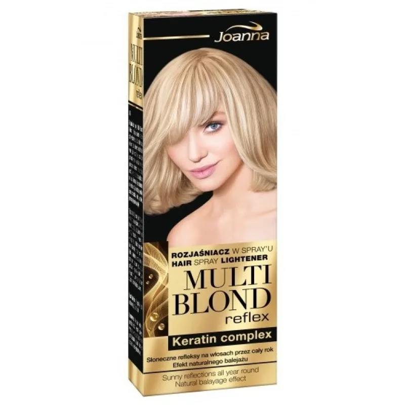 JOANNA Multi Blond Reflex Keratin Complex - zosvetľovač na vlasy v spreji s keratínom