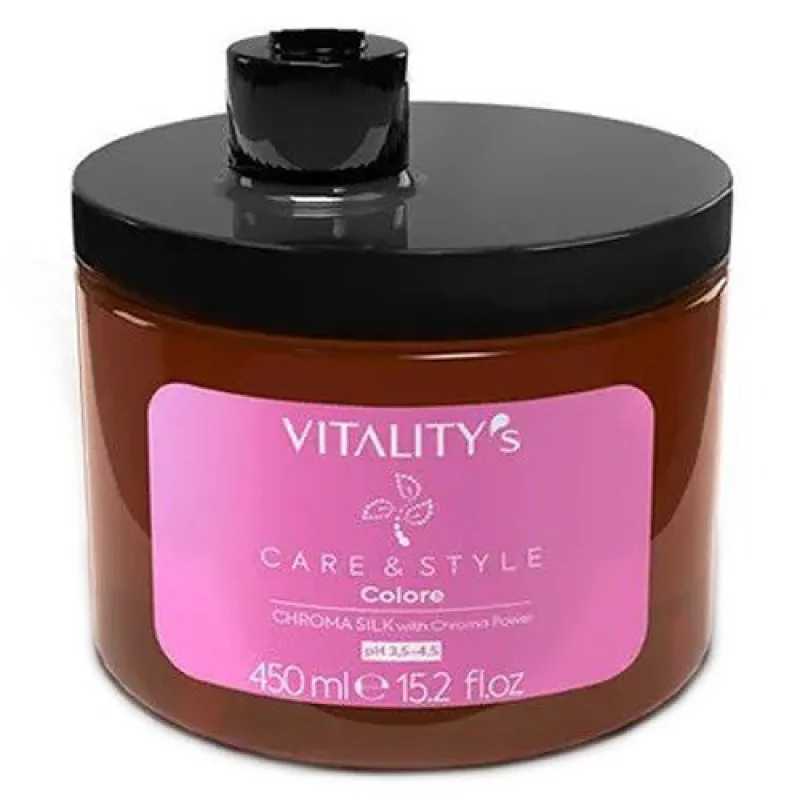 VITALITYS Care And Style Colore Chroma Silk 450ml - gélová maska pre farbené vlasy