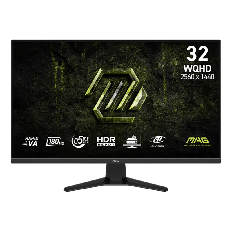 MSI MAG/325QF E18V/31,5"/VA/QHD/180Hz/0,5ms/Černá/3R MAG 325QF E18V
