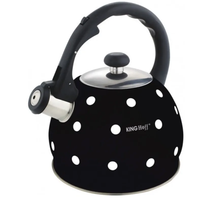 Kanvica King Hoff 2 l KH-1048 - čierna s bodkami