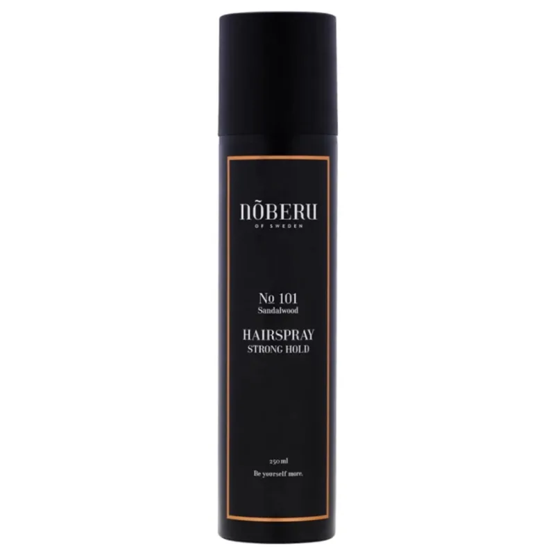 NOBERU OF SWEDEN Lak na vlasy pre mužov NOBER Hairspray strong hold Sandalwood 250 ml