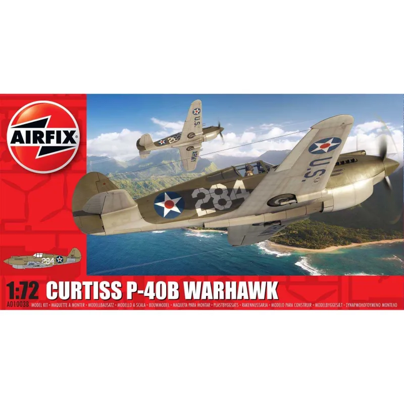 Airfix Classic Kit lietadlo A01003B - Curtiss P-40B Warhawk (1:72)