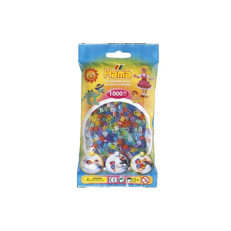 Hama Zažehľovacie korálky trblietavé 1000ks v sáčku
