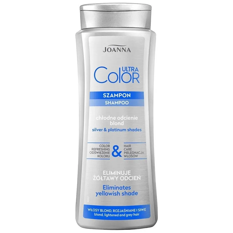 JOANNA Ultra Color Cold Platinum Shampoo 400ml - šampón pre platinová blond