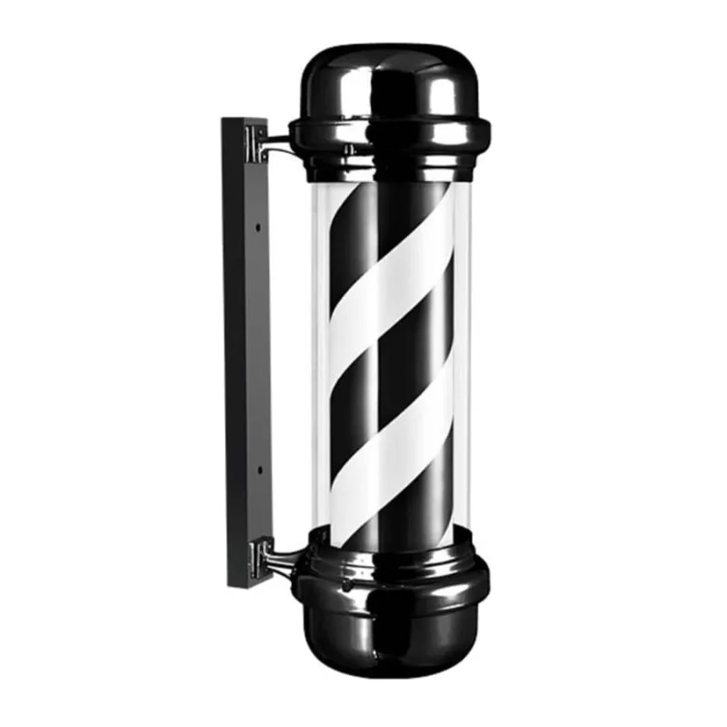 HARDEL Barber tools Reklamný svetelný pútač HARDEL Barten Barber Pole Black