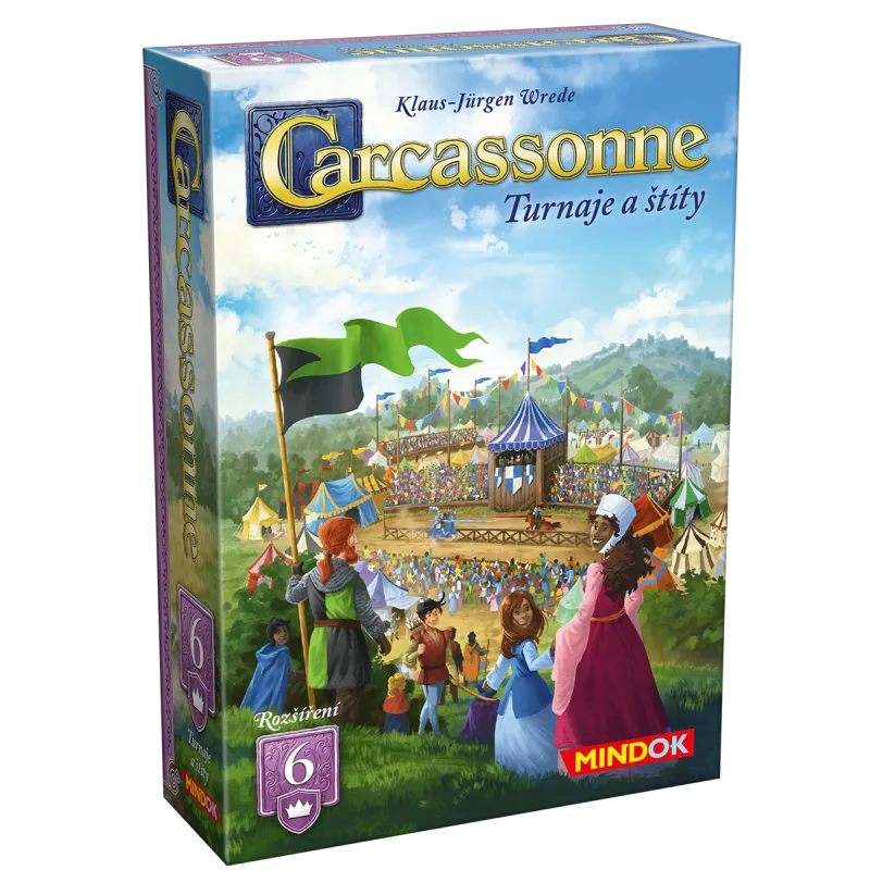 Mindok Carcassonne rozšíření 6: Turnaje a štíty