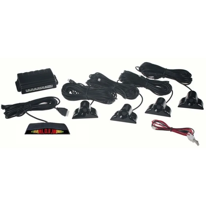 Parkovací systém 4 senzorový - LED displej, vnější senzory ps4led/off